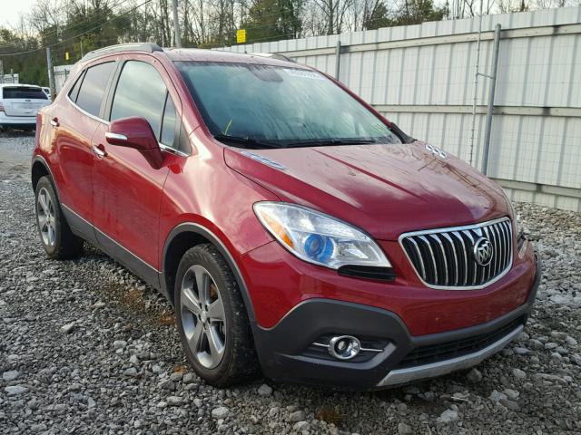 KL4CJBSB6EB780791 - 2014 BUICK ENCORE CON RED photo 1