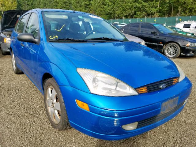 3FAFP373X2R116337 - 2002 FORD FOCUS ZX5 BLUE photo 1