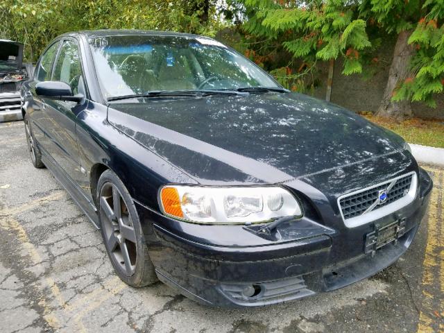 YV1RH527552440583 - 2005 VOLVO S60 R BLACK photo 1