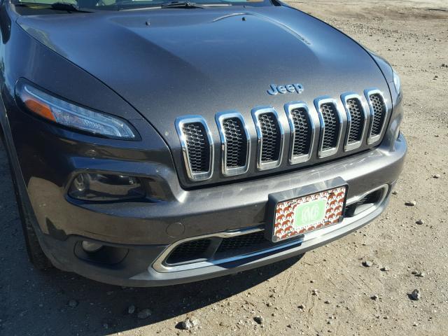 1C4PJLDB1FW579899 - 2015 JEEP CHEROKEE L CHARCOAL photo 9