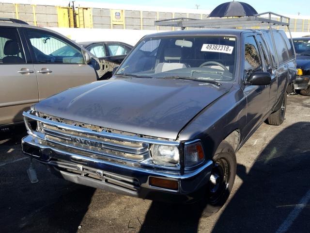 JT4RN93S9K0002603 - 1989 TOYOTA PICKUP 1/2 GRAY photo 2