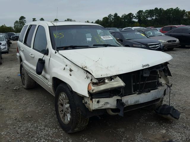 1J4GX58J52C134860 - 2002 JEEP GRAND CHER WHITE photo 1