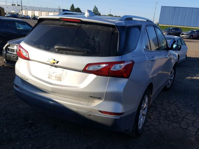 2GNAXMEV2J6187723 - 2018 CHEVROLET EQUINOX PR SILVER photo 4