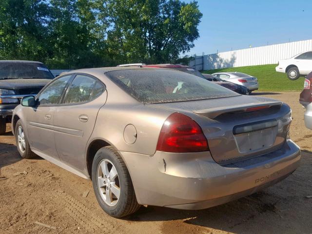 2G2WP552271201026 - 2007 PONTIAC GRAND PRIX GRAY photo 3