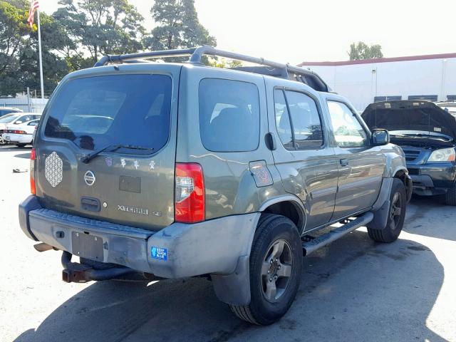 5N1ED28T03C643192 - 2003 NISSAN XTERRA XE GREEN photo 4