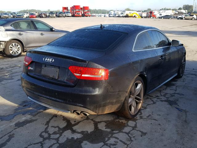 WAUVVAFRXBA002335 - 2011 AUDI S5 PRESTIG BLACK photo 4