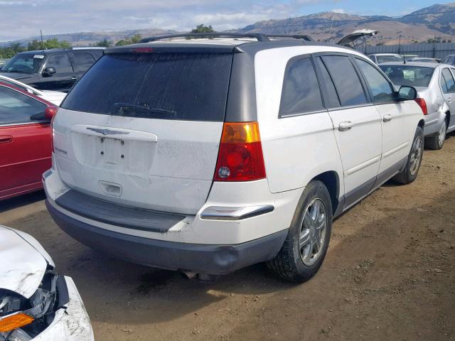 2C8GM68494R614715 - 2004 CHRYSLER PACIFICA WHITE photo 4