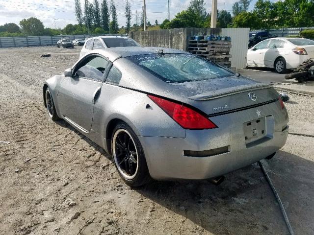 JN1AZ34E46M353752 - 2006 NISSAN 350Z COUPE GRAY photo 3