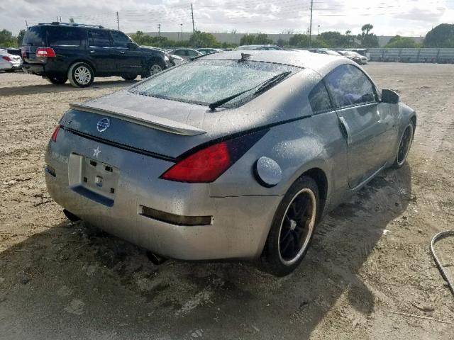 JN1AZ34E46M353752 - 2006 NISSAN 350Z COUPE GRAY photo 4