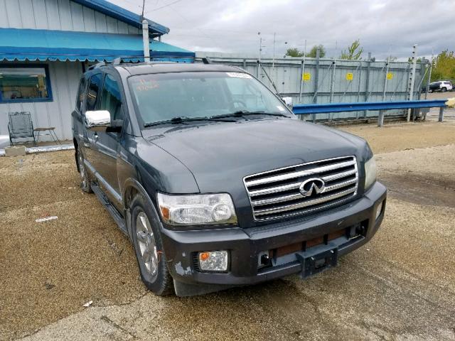 5N3AA08C26N810342 - 2006 INFINITI QX56 GRAY photo 1