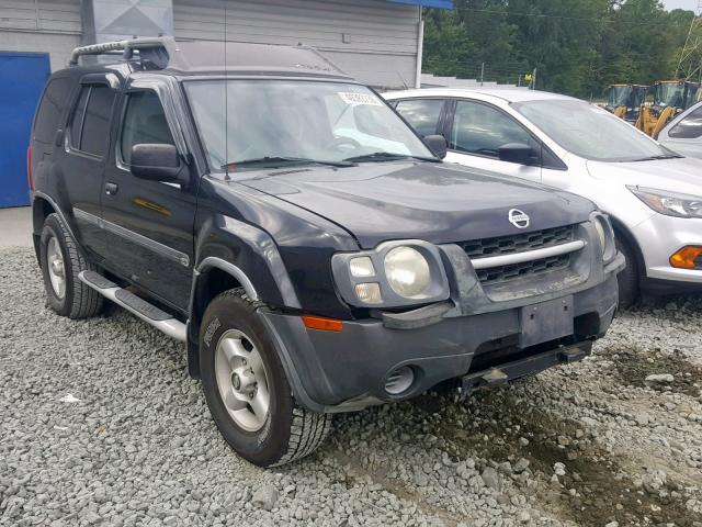 5N1ED28TX2C536228 - 2002 NISSAN XTERRA XE BLACK photo 1