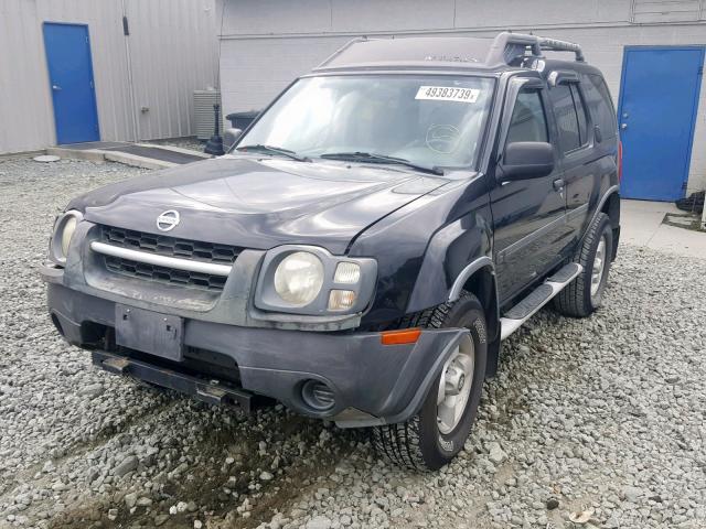 5N1ED28TX2C536228 - 2002 NISSAN XTERRA XE BLACK photo 2