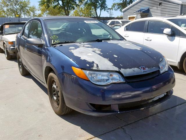 1G8AN15F67Z138389 - 2007 SATURN ION LEVEL BLUE photo 1