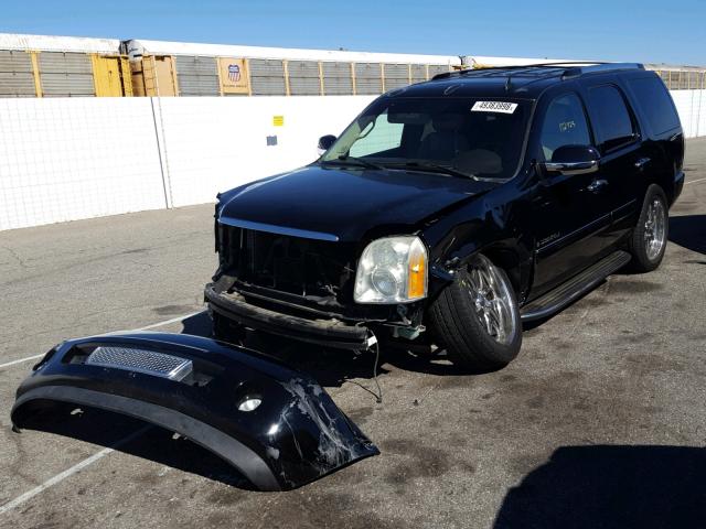 1GKFK638X7J187572 - 2007 GMC YUKON DENA BLACK photo 2