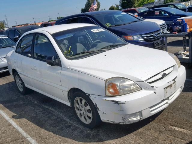 KNADC125756375151 - 2005 KIA RIO WHITE photo 1