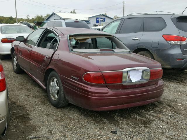 1G4HP54K914196064 - 2001 BUICK LESABRE CU MAROON photo 3