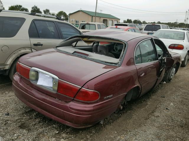 1G4HP54K914196064 - 2001 BUICK LESABRE CU MAROON photo 4