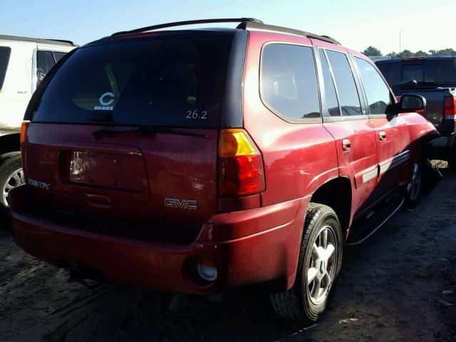 1GKDS13S242418427 - 2004 GMC ENVOY MAROON photo 4