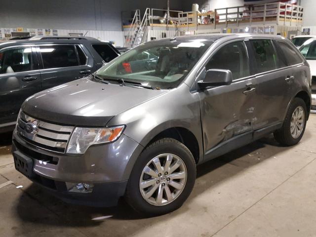 2FMDK4JC6ABB35572 - 2010 FORD EDGE SEL GRAY photo 2