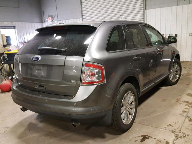 2FMDK4JC6ABB35572 - 2010 FORD EDGE SEL GRAY photo 4