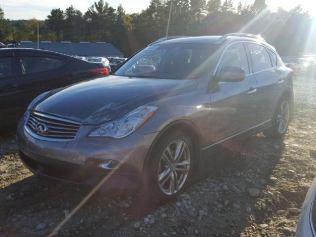 JN1AJ0HR0CM451756 - 2012 INFINITI EX35 BASE GRAY photo 2