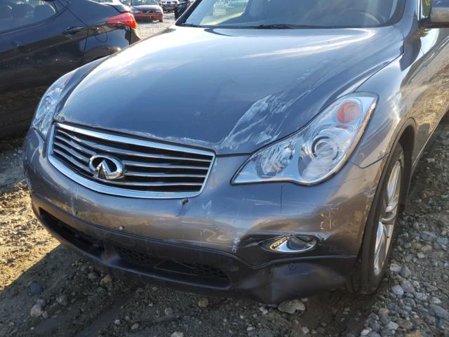 JN1AJ0HR0CM451756 - 2012 INFINITI EX35 BASE GRAY photo 9