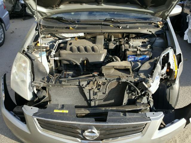 3N1AB6AP1AL614382 - 2010 NISSAN SENTRA 2.0 SILVER photo 7