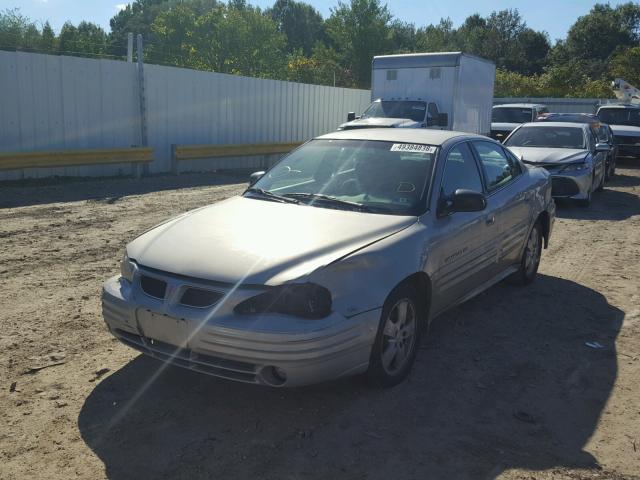 1G2NF52E2YC523707 - 2000 PONTIAC GRAND AM S SILVER photo 2