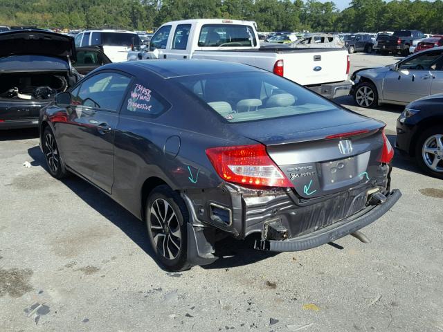 2HGFG3A88DH500244 - 2013 HONDA CIVIC EX GRAY photo 3