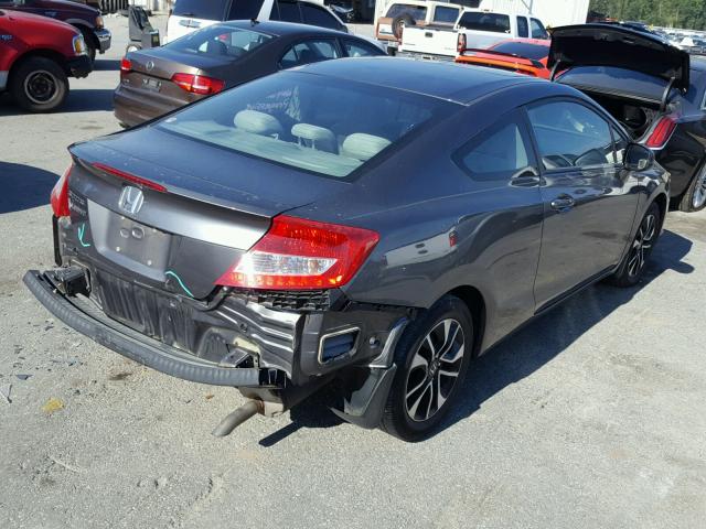 2HGFG3A88DH500244 - 2013 HONDA CIVIC EX GRAY photo 4