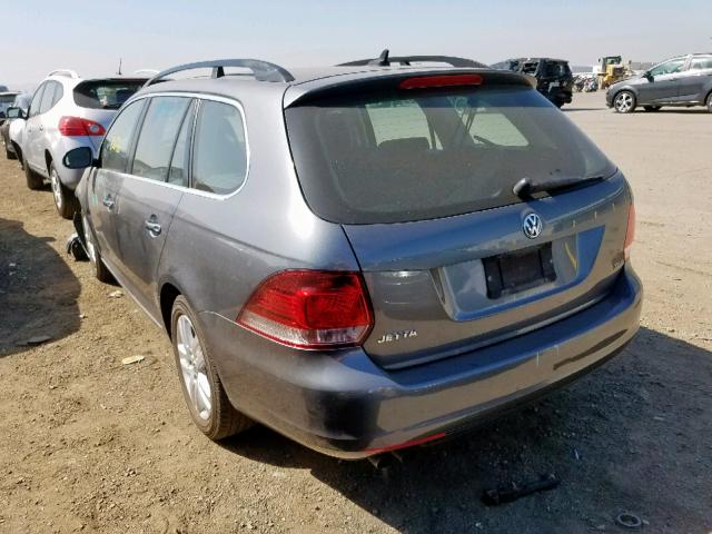 3VWTL7AJ6AM658664 - 2010 VOLKSWAGEN JETTA TDI GRAY photo 3