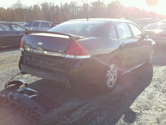 2G1WC57M091284778 - 2009 CHEVROLET IMPALA 2LT BLACK photo 4