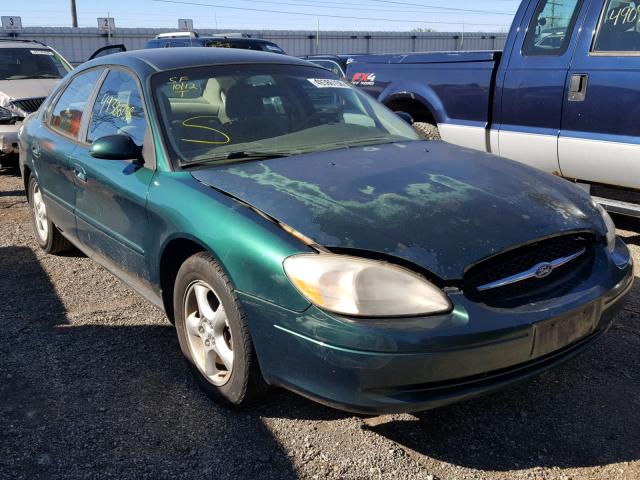 1FAFP55U5YG218796 - 2000 FORD TAURUS SES GREEN photo 1