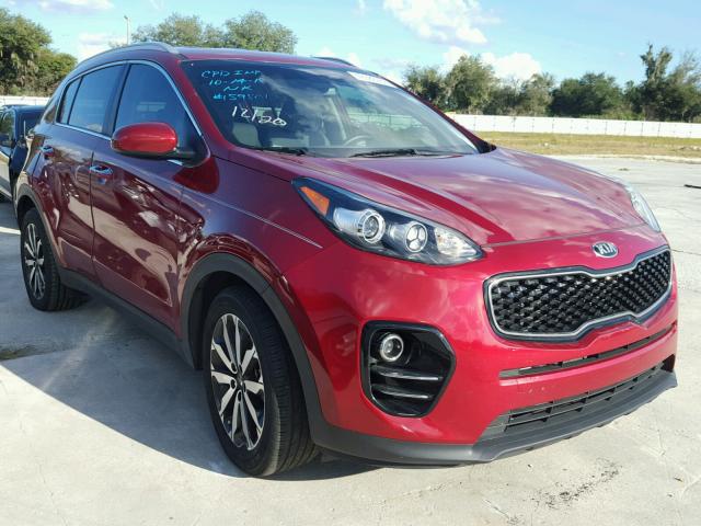 KNDPN3AC4H7215040 - 2017 KIA SPORTAGE E BURGUNDY photo 1