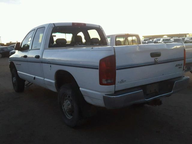 1D7KU28D14J253866 - 2004 DODGE RAM 2500 S WHITE photo 3