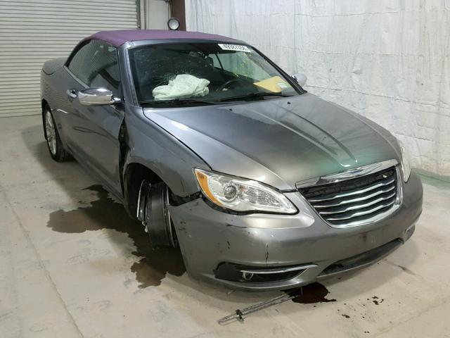 1C3BC7EG2BN583177 - 2011 CHRYSLER 200 LIMITE GRAY photo 1