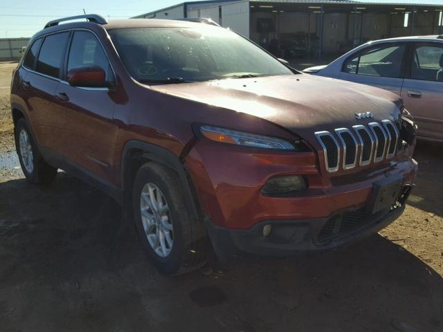 1C4PJMCS3EW230314 - 2014 JEEP CHEROKEE L RED photo 1