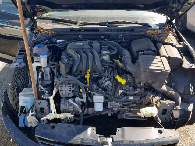 3VW2K7AJ5EM305708 - 2014 VOLKSWAGEN JETTA BASE BLACK photo 7