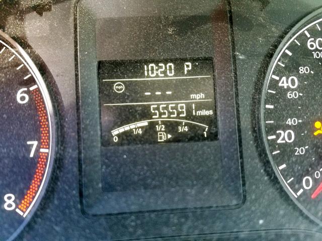 3VW2K7AJ5EM305708 - 2014 VOLKSWAGEN JETTA BASE BLACK photo 8