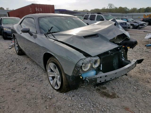 2C3CDZAG3KH668895 - 2019 DODGE CHALLENGER GRAY photo 1