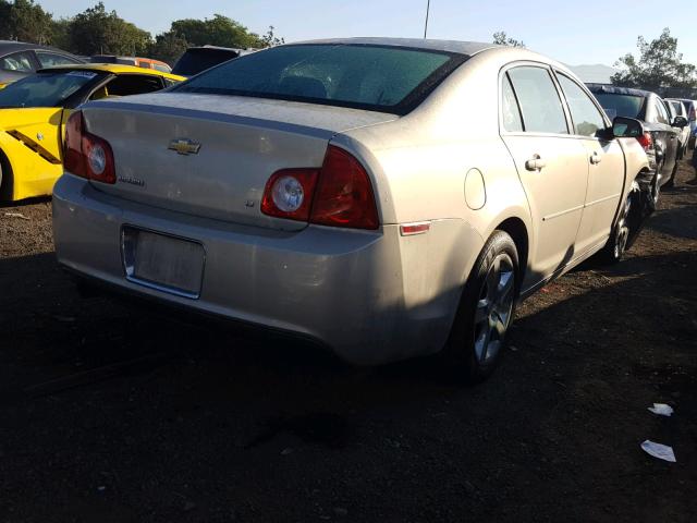1G1ZH57B89F237617 - 2009 CHEVROLET MALIBU 1LT GOLD photo 4