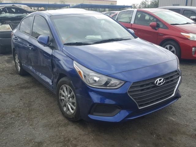 3KPC24A34JE017903 - 2018 HYUNDAI ACCENT SEL BLUE photo 1