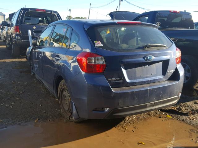 JF1GPAA60CG239486 - 2012 SUBARU IMPREZA BA BLUE photo 3