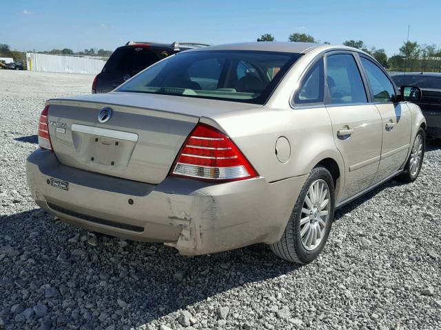 1MEHM42116G607429 - 2006 MERCURY MONTEGO PR GOLD photo 4