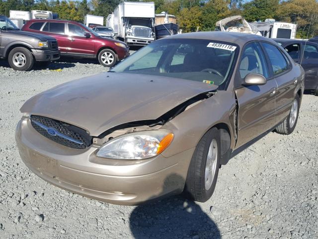 1FAFP55U91G284354 - 2001 FORD TAURUS SES GOLD photo 2