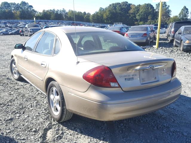 1FAFP55U91G284354 - 2001 FORD TAURUS SES GOLD photo 3