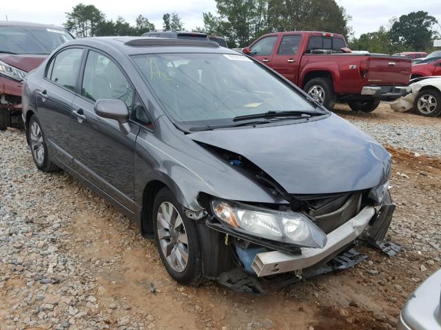 2HGFA16999H503183 - 2009 HONDA CIVIC EXL GRAY photo 1