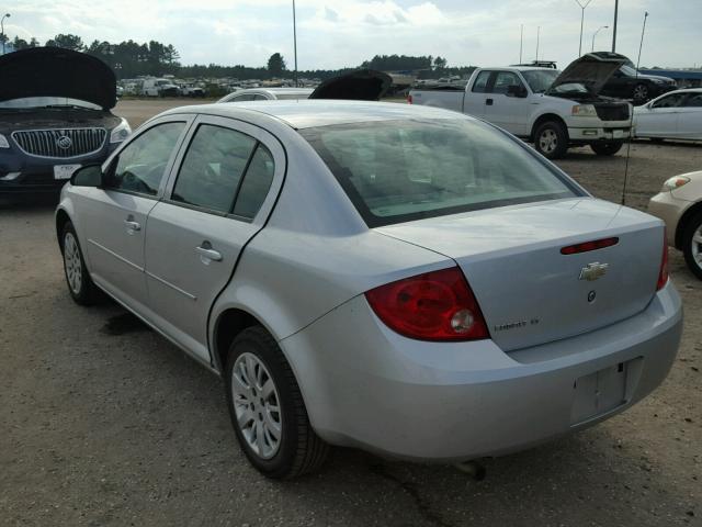 1G1AD5F54A7181842 - 2010 CHEVROLET COBALT 1LT SILVER photo 3