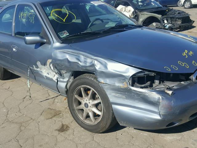 1FAFP66L1YK138663 - 2000 FORD CONTOUR SE BLUE photo 9