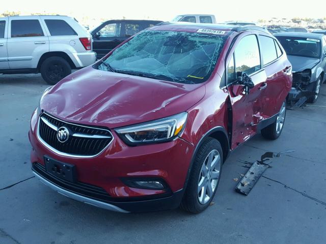 KL4CJHSM6HB090385 - 2017 BUICK ENCORE PRE RED photo 2